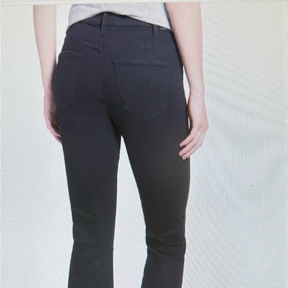 mother the hustler high waist ankle fray jeans